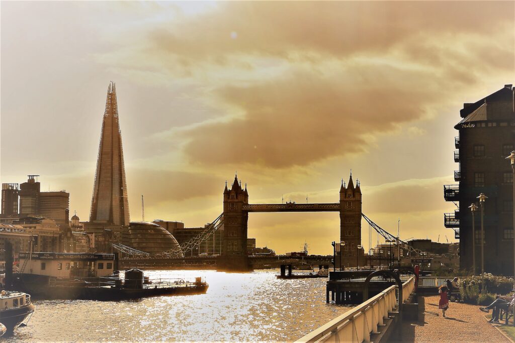 Tower Bridge on a summers evening